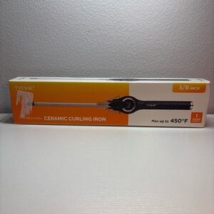 Tyche Ceramic Curling Iron 3/8” New